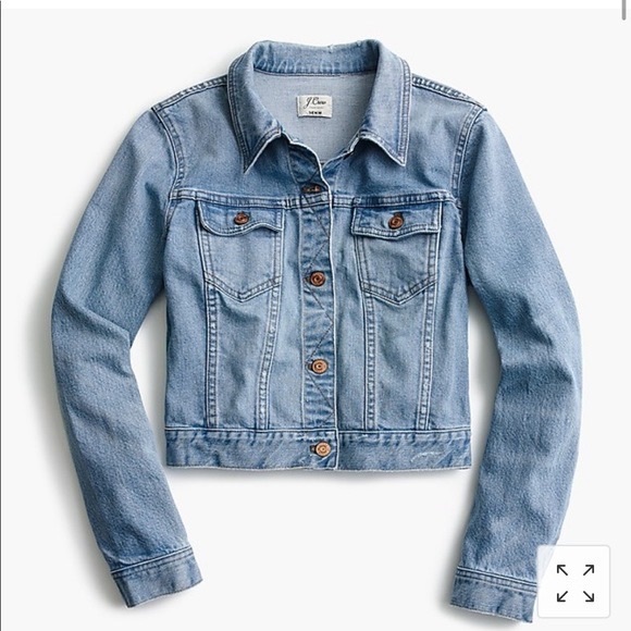 J. Crew Cropped Denim Jacket